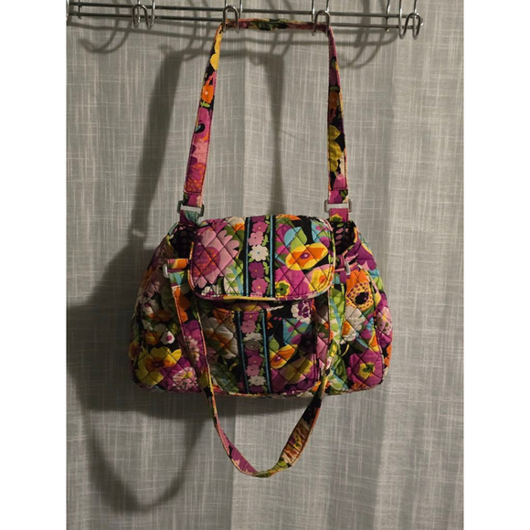 Women's Vera Bradley Va Va Bloom‎ Floral Quilted Clare or Shoulder Bag style - Picture 8 of 15